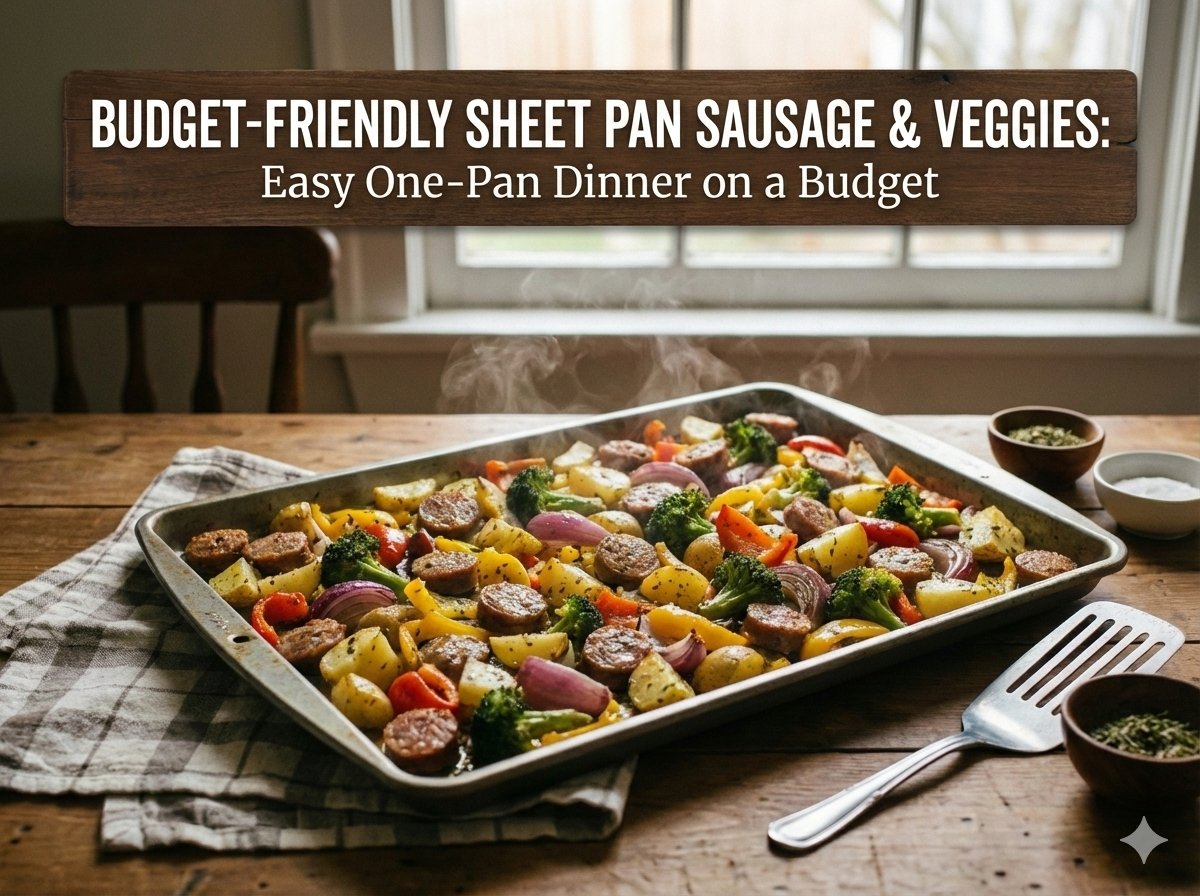 Budget-Friendly Sheet Pan Sausage & Veggies: Easy One-Pan Dinner on a Budget