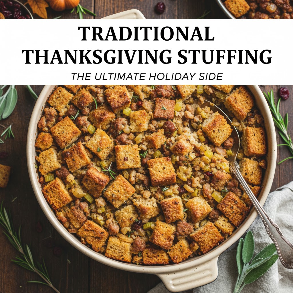 Traditional Thanksgiving Stuffing: A Classic Homemade Recipe for the Holidays