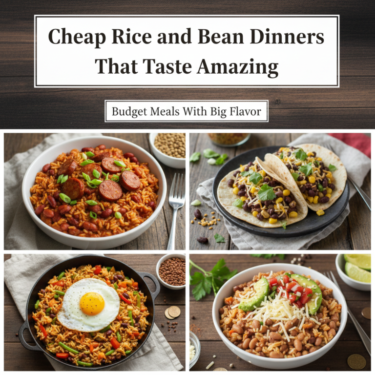 Cheap Rice and Bean Dinners That Taste Amazing: Budget Meals With Big Flavor