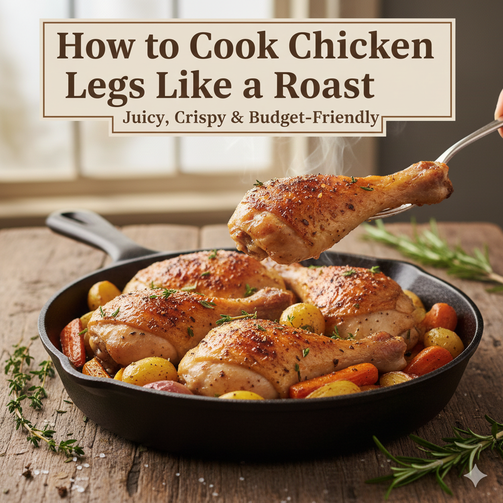How to Cook Chicken Legs Like a Roast: Juicy, Crispy & Budget-Friendly
