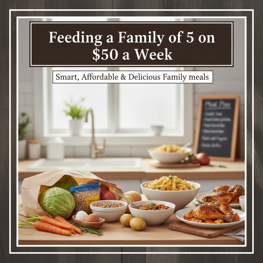 Feeding a Family of 5 on $50 a Week