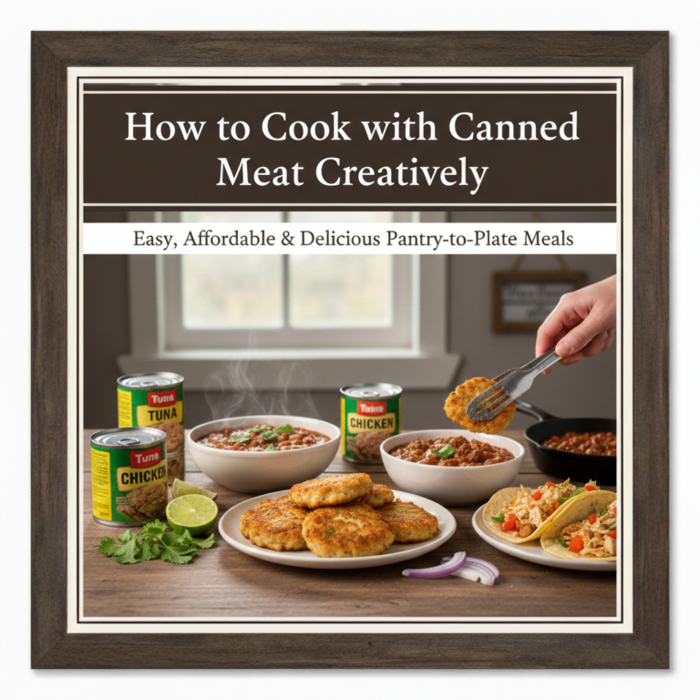 How to Cook with Canned Meat Creatively
