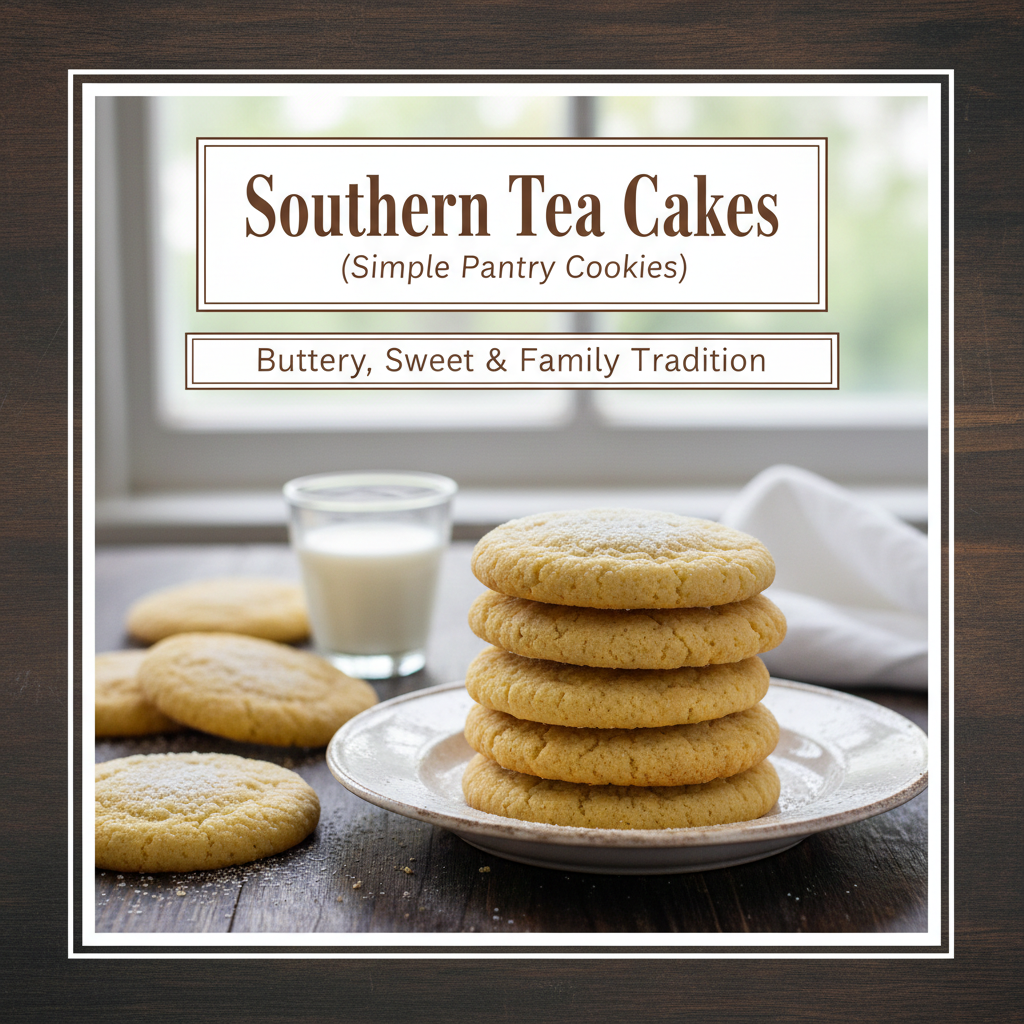 Southern Tea Cakes (Simple Pantry Cookies)