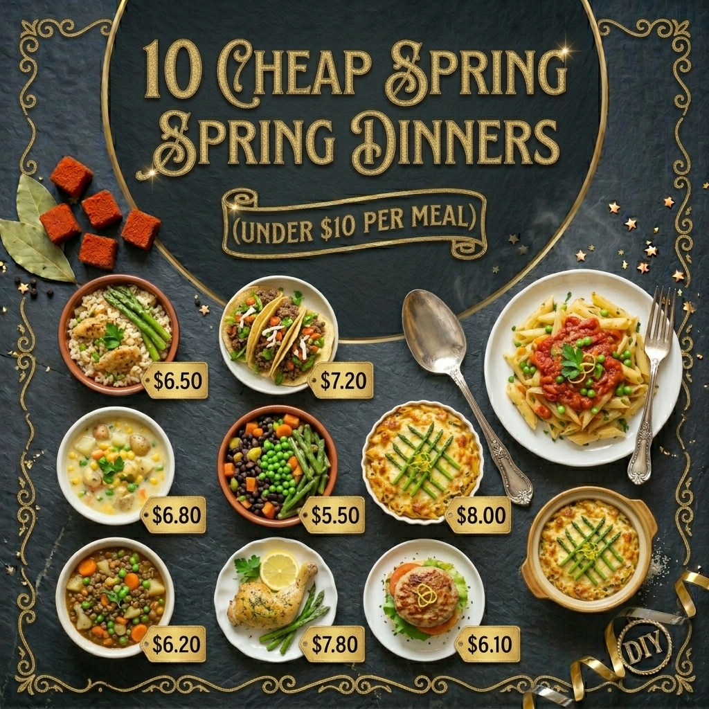 10 Cheap Spring Dinners Under $10