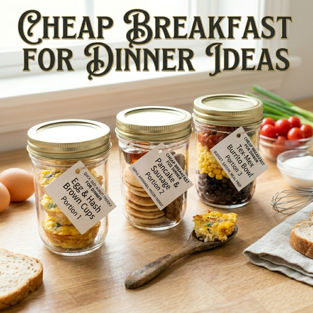 Cheap Breakfast for Dinner Ideas