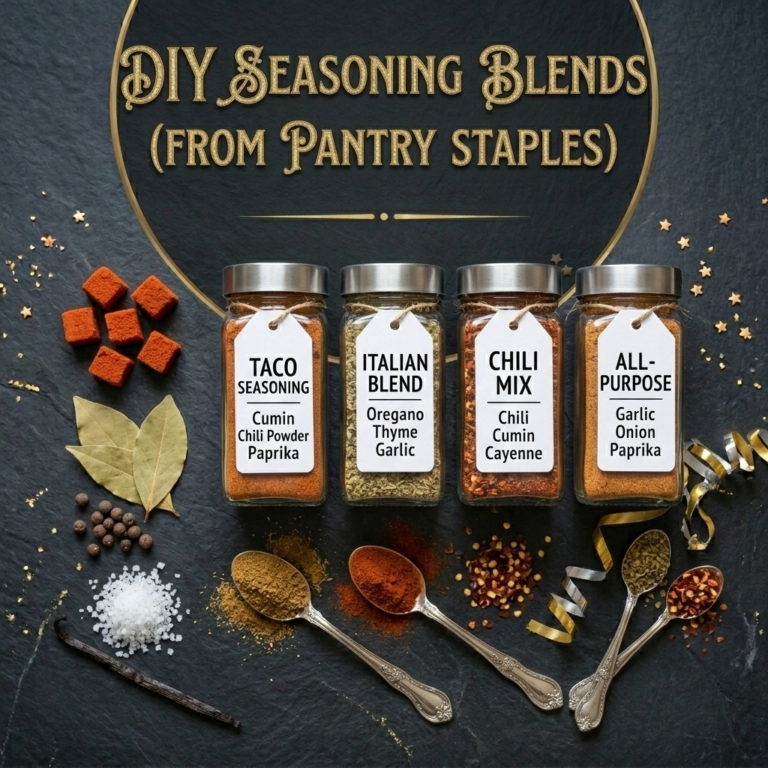DIY Seasoning Blends from Pantry Staples
