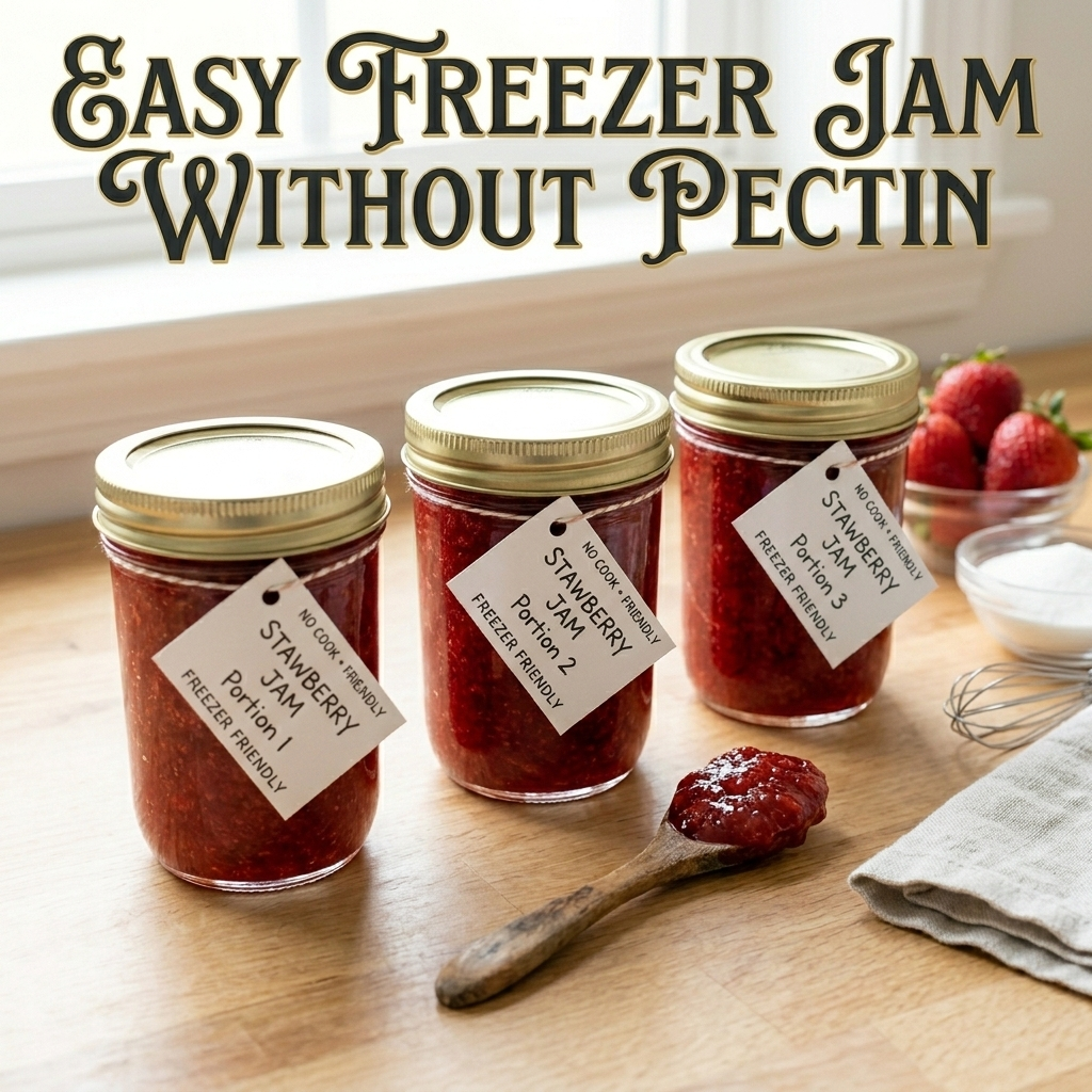 Easy Freezer Jam Without Pectin