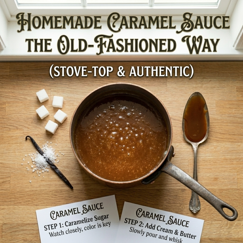 Homemade Caramel Sauce the Old-Fashioned Way