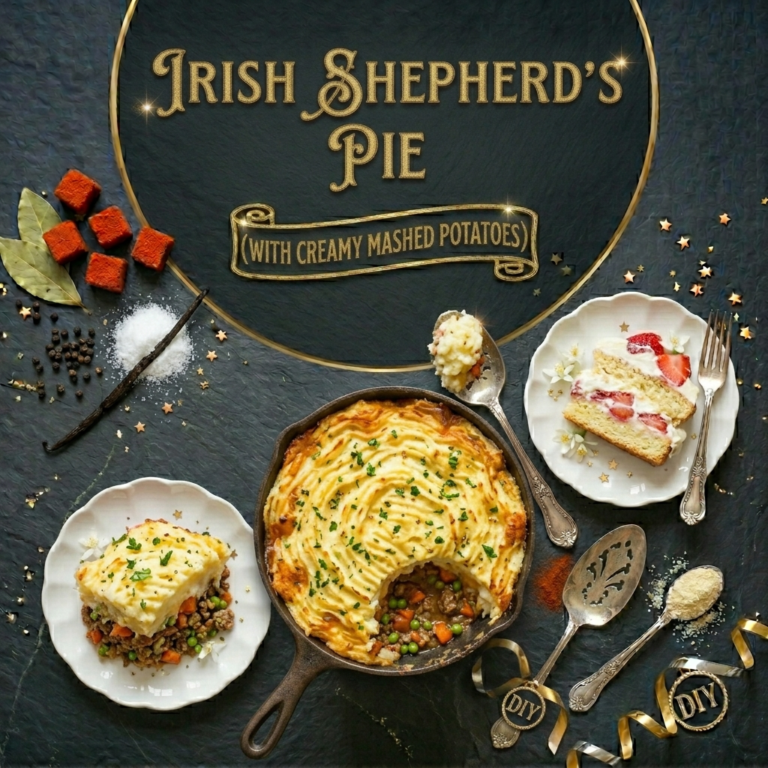 Irish Shepherd’s Pie with Creamy Mashed Potatoes