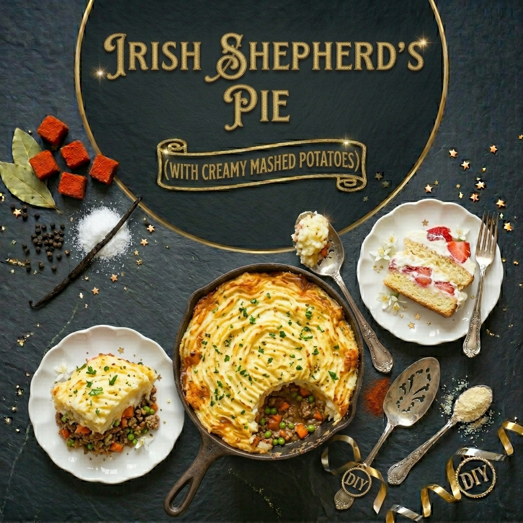 Irish Shepherd’s Pie with Creamy Mashed Potatoes